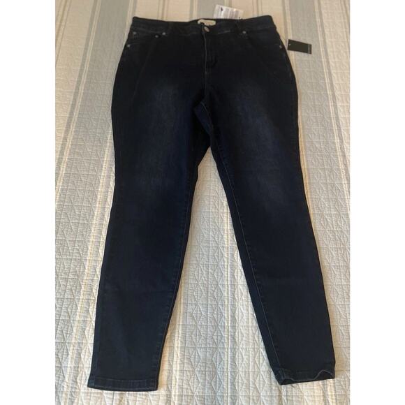 Eloquii Skinny Leg Dark Denim Jeans Women’s Size 20 NWT - Picture 1 of 7